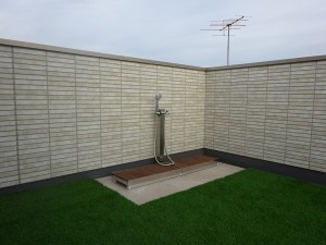 屋上庭園☆ペット用シャワー