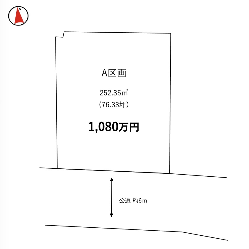 阿見町曙（全1区画）区画図・販売状況