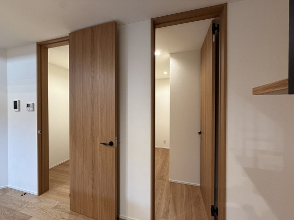 用途に合わせて使える大容量の収納スペース。 家事動線を考えた設計で、暮らしやすさをしっかりサポート。