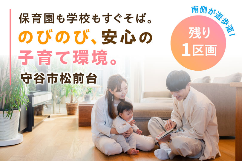 守谷市松前台第3期（全4区画）