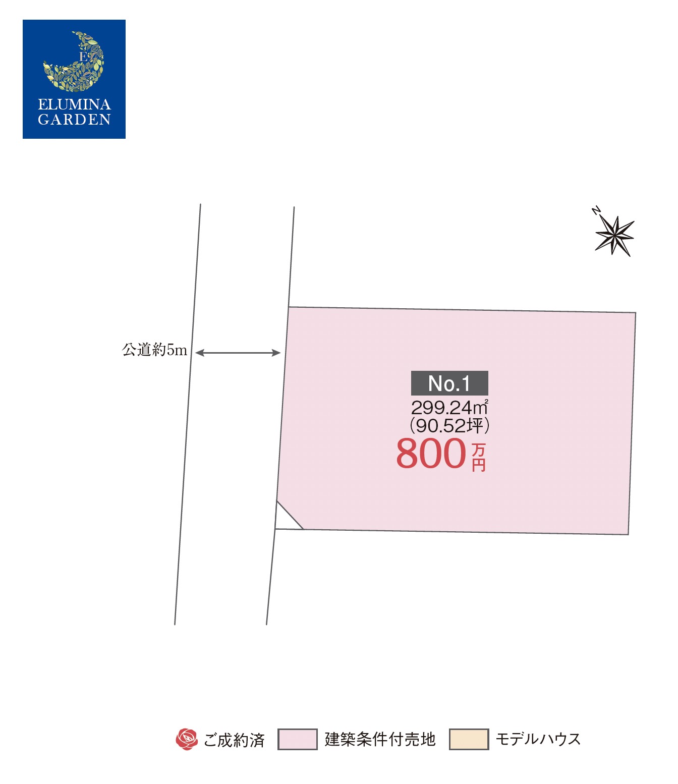 つくば市大角豆（全１区画）区画図・販売状況