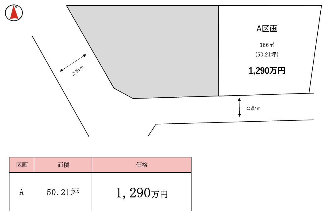 阿見町荒川本郷第１７期（全1区画）区画図・販売状況