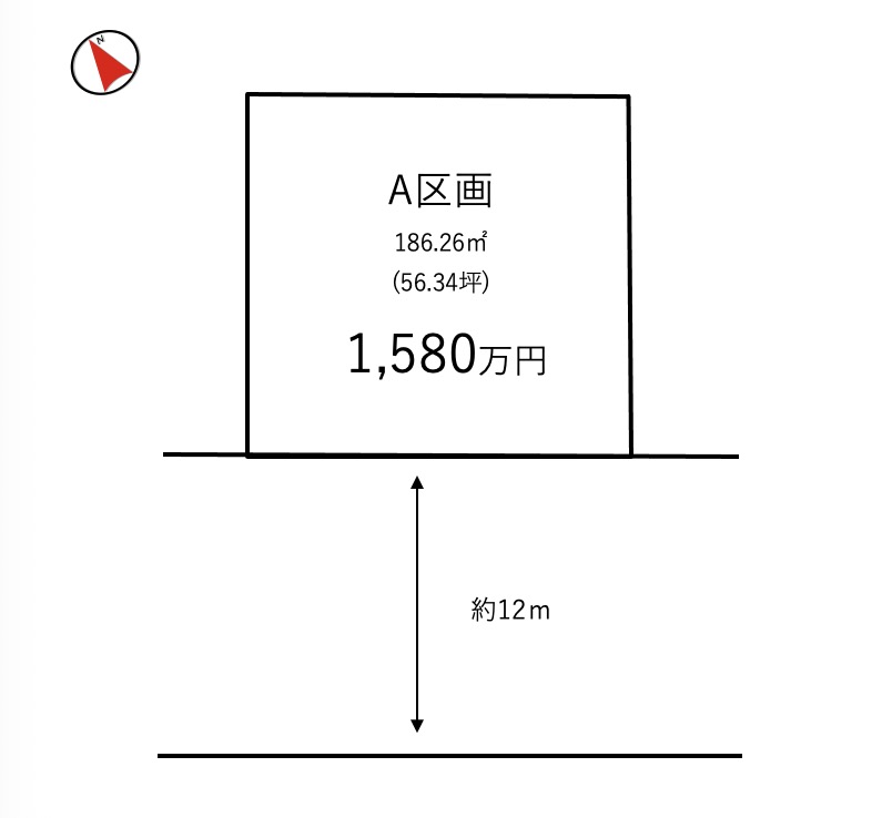 守谷市みずき野第１期（全１区画）区画図・販売状況